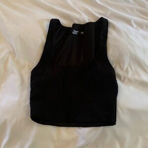 Tiger mist, black, corset